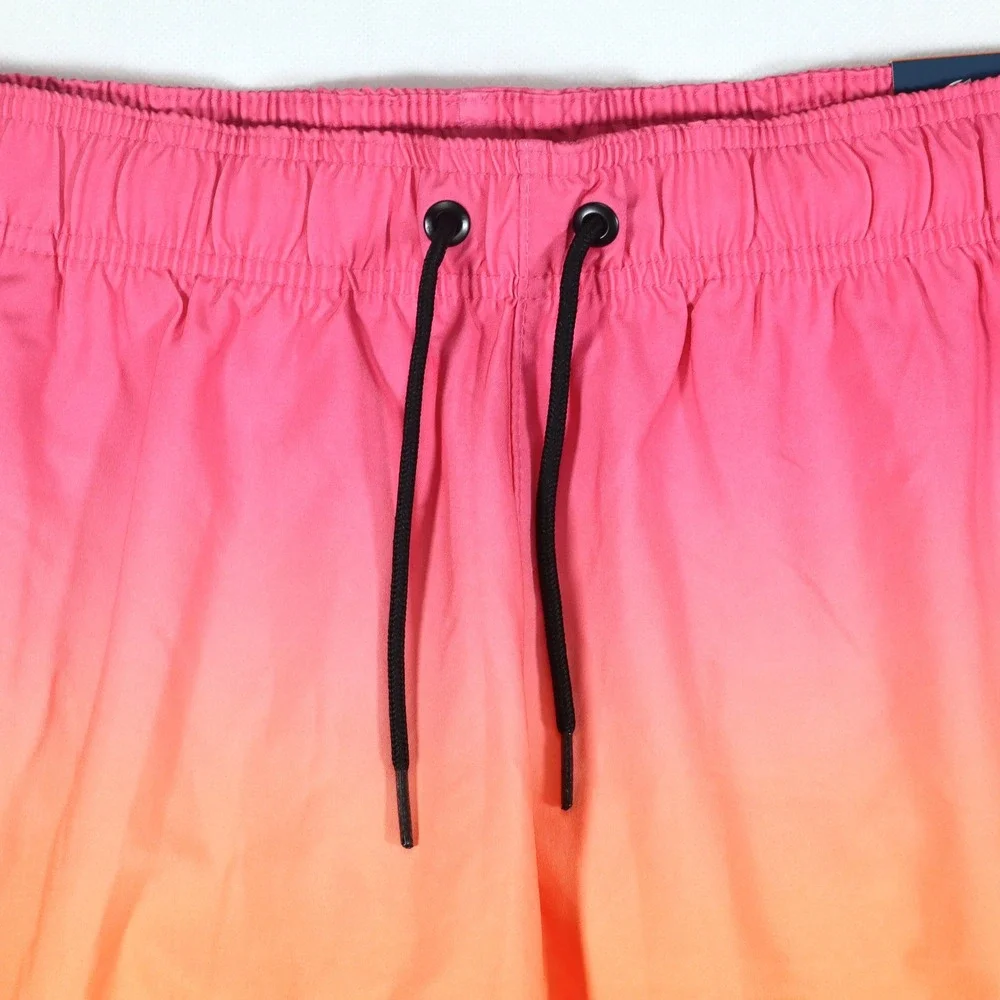 Hollister Swim Trunks Mens S Pink Orange Ombre Guard 7